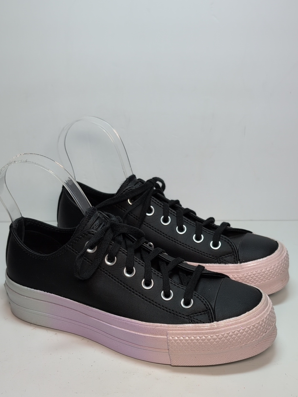 Converse All Star lift rainbow platform sneakers women's size 7.5 EU 38